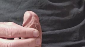 Very Tightly Cut Cock. Soft to Hard to Cum