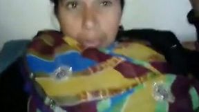 Ugly smelly and soaking cunt of dirty Indian nympho is nailed mish