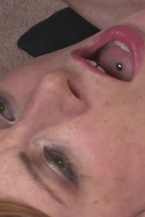 Freckled MILF Allison White getting an anal cream pie