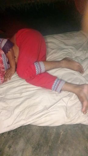 Desi girl having fun with her boyfriend when husband not at home