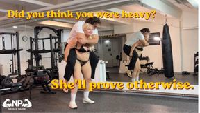 Did you think you were heavy? She'll prove otherwise.