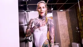 German girl gets covered in raw sperm