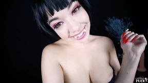 Busty MILF Teen Anal Blowjob Christmas Monster Fun