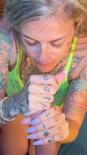 Summer Raez Branded Blowjob