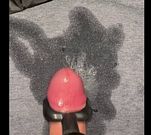 Massage gun big cumshot