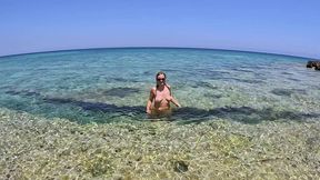 the non-mermaid: big-ass teen lina fucked in a vacation paradise (underwater sex)