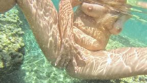 the non-mermaid: big-ass teen lina fucked in a vacation paradise (underwater sex)