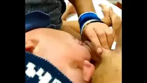 Left ZL Seduced with Pacifier, Gags on Cock Before Facial – Gay XXX