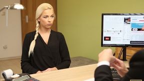 Blue Eyed Girl Earns Money For Cars With Dirty Sex Action With Karol Lilien