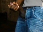 KENYAN CURVED BLACK COCK THICK CUM LOAD