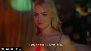 BLACKED BBC-hungry Blonde fucks DJ at her house party