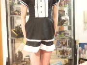 Teen Maid Boy Tries to Hide Bulge (Sorta rp)
