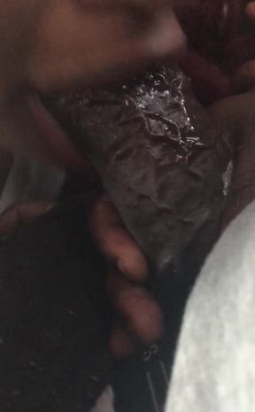 Light Skin Skilled Dick Sucker Throat Me Until I Cum in Her Mouth