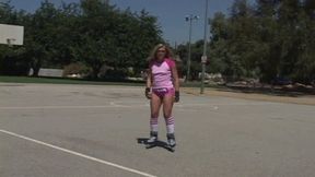 Rollerblading Kelly Becomes My Girlfriend For The Day And Sucks Me Off! (1st half mp4 sd)