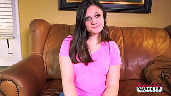 Small Titted Brunette Sarah James Suck A Cock And Gets Her Ass Fucked!