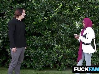 HIJABI BLACK Teen Sneaked and DRILLED Fae Love, Axel Haze