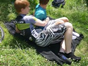 Teen cyclists got horny, went offroad for pleasure