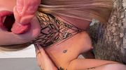 An extra petite girl does her nightly routine with a 25cm cock and takes the whole thing
