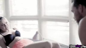 Chloe Foster munching on Kyle Masons humongous dick deep throat! porn