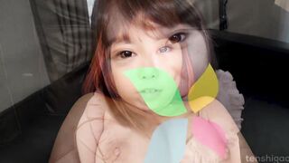 Haruka has HUGE JUGS and a sweet Japanese vagina she