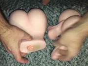 Bisexual FMM Fantasy Using My Two Dirty Talking Toys