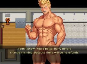 Stranger enters the locker room and makes me excited.