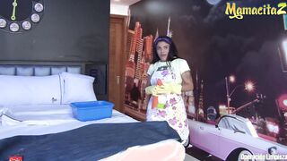 OPERACIONLIMPIEZA - CURVY LATINA MAID VICK VALENCIA GETTING SCREWED HARD AFTER WORK - MAMACITAZ