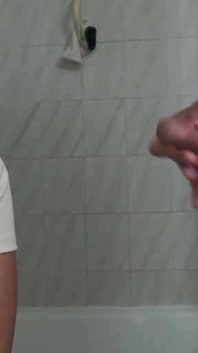 Big Tits Stepmom Orders Stepson To Stroke His Big Cock   Clip 1