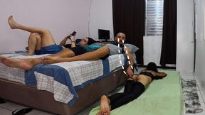 wife had to share a room with her friend