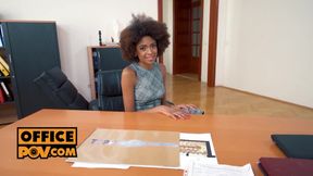 Ebony beauty Luna Corazon makes you cum in fuck celebration