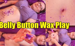 Belly Button Wax Play! Arya Grander
