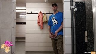 johnholmesjunior at open public showers change room in burnaby sports complex vancouver