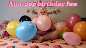 Let's party non-pop! BBW Daisy's non-pop fun birthday party