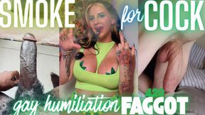 Smoking for Cock a Gay Humiliation Cock Worship Smoking Instruction