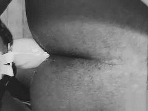 Puppy being pegged by his femdom