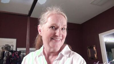 Aunt Judy's - Your Busty Mature GILF Stepmom Maggie Lets You Fuck Her (POV)