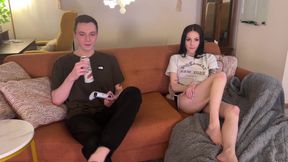 Dressing as Tifa Lockhart so My Step-sister's Boyfriend Fucks Me