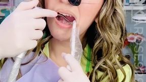 7 MIN POV Watch Dental assistant Luna Perform a dental filling procedure on herself using her real dental unit, every dental fetish fantasy! Watch me use every instrument up close.