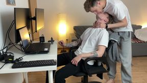 bored lad came to shag to his beau and spunk from ass fucking