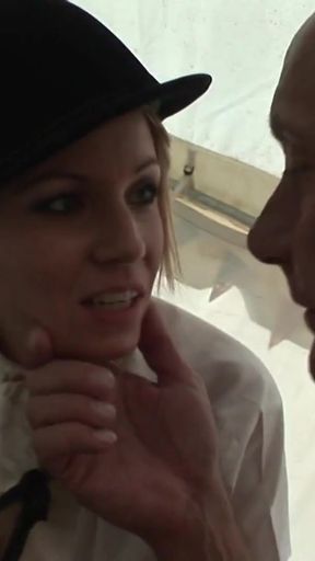 Sexy horse rider get adventurous and fucks in the shed   Clip 3