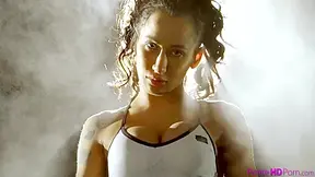 Athletic Brunette Enjoying A Good Fuck After A Workout With Amia Miley And Ryan Driller