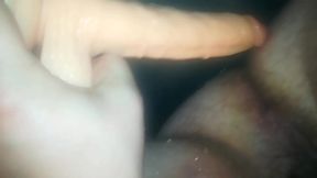 Chubby Teen 18+ Enjoying Big Dildo Action In Hairy Anal Fun