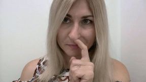 Pick your nose fast and pick your nose slow WMV HD 720p