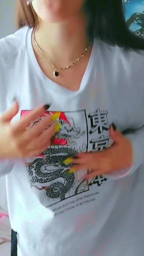 Jaw-dropping moment from &quot;I want to suck more than lollipops let me feel u in my mouth horny student fucking herself while&quot;