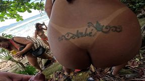 fizemos a maior suruba na praia pra todo mundo ver - sexo ao ar livre na praia