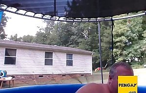 Naked Pool Dad