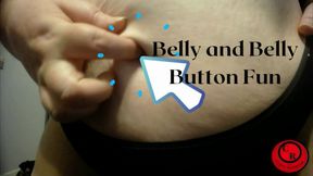 Belly and Belly Button Fun - CurvyRedhead - MP4 1920x1080