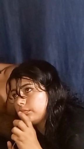 I'm left alone with my stepbrother and he makes me suck his cock   Clip 1
