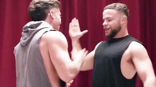 HETEROFLEXIBLE - Super-cute Femboys Jeremy Angel & Jakey O In Brief Skirts Plow Molten Roomie Joe Vanni