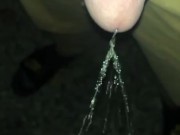 POV Teen pissing in Neighbors yard